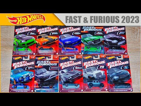 Видео: Hot Wheels FAST & FURIOUS, машинки 2023! Хот Вилс тачки от The Fast and The Furious до Fast X | 4K