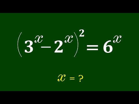 Видео: Хорошая задача по алгебре | Математическая олимпиада | X=?