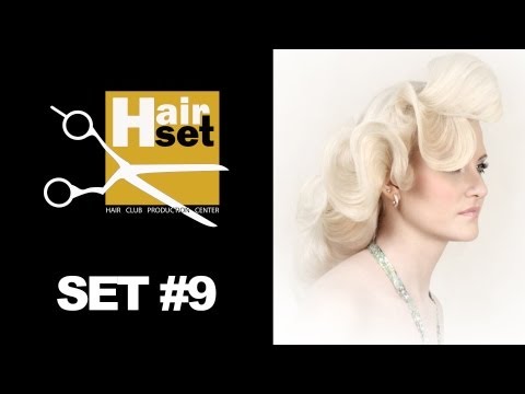 Видео: Hair Set #9  (мужская стрижка, вечерняя прическа, Estel vs Ollin - GB, RU)
