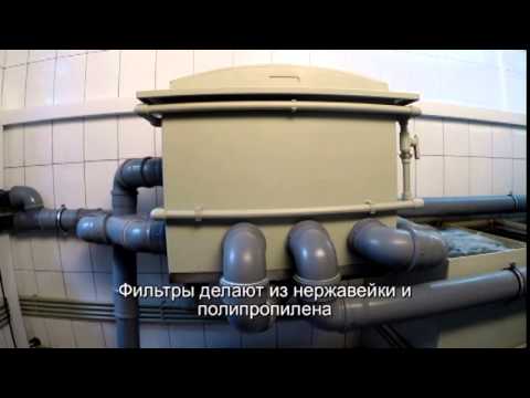 Видео: Барабанный фильтр для пруда в работе