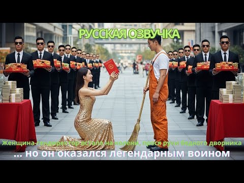 Видео: Женщина-гендиректор встала на колени, прося руки бедного дворника… но он оказался легендарным воином
