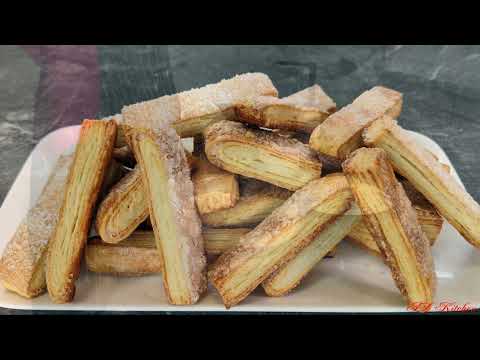 Видео: Слоеные язычки по нормативам гост/Blätterteigpuffzungen Rezept schnell und  unglaublich lecker