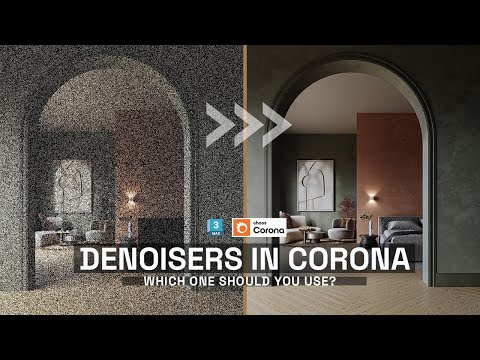 Видео: Сократите время рендеринга на 80% — шумоподавление с помощью Chaos Corona для 3ds Max!