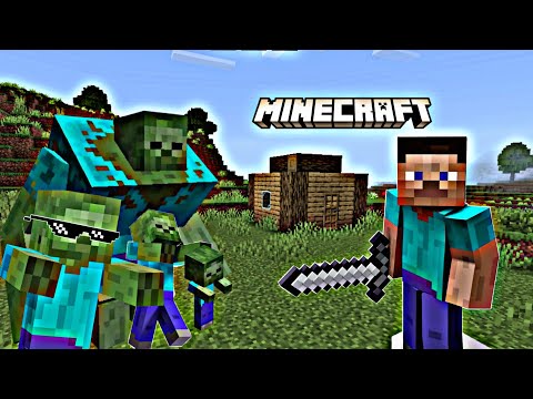 Видео: Я ПРОТИВ ЗОМБИ МУТАНТА В МАЙНКРАФТ 🧟💚😎🔥