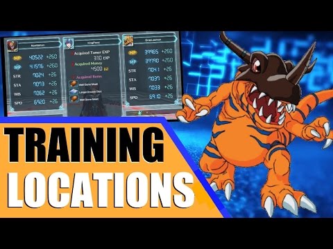 Видео: Digimon World: Следующий заказ — еще 10 мест для тренировок | Новые локации для эффективного увел...