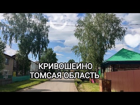 Видео: Село Кривошеино. Томская область. Прогулка.