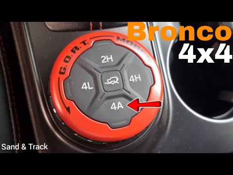 Видео: Как использовать систему полного привода Ford Bronco | Объяснение режимов G.O.A.T.