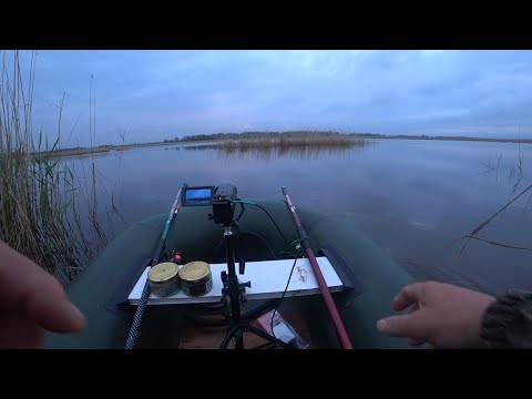 Видео: Рыбалка на зорьке с лодки на поплавок Насадка черв,опарыш,пшеница,перловка