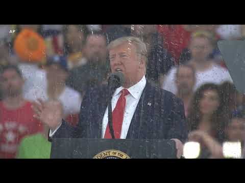Видео: Речь президента Трампа по случаю Дня независимости США. ПРЯМОЙ ЭФИР
