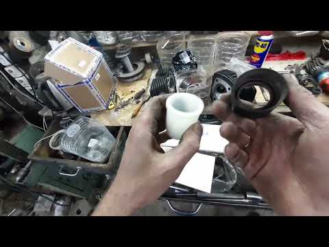 Видео: Втулки капролоновые в переднюю вилку. Доработка гаек вилки.