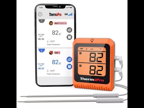 Видео: Беспроводной термометр ThermoPro TP920, кухонный цифровой