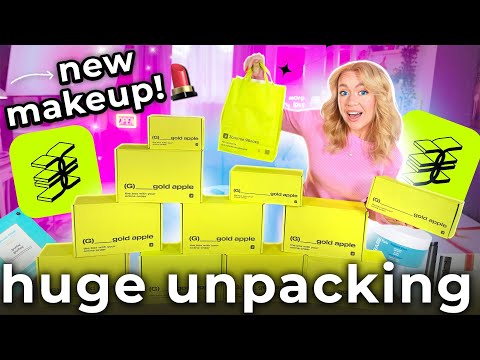 Видео: БОЛЬШАЯ РАСПАКОВКА из Золотого Яблока!💄+ Мега Розыгрыш! Много Новой Косметики и Рыльно-Мыльного