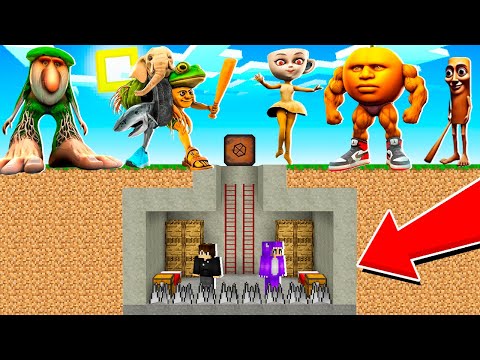 Видео: СЕКРЕТНАЯ БАЗА ПРО И ДЕВУШКИ ПРОТИВ АПОКАЛИПСИС ИЗ БРЕЙНРОТ МЕМОВ В МАЙНКРАФТ