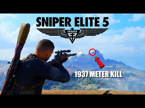 Видео: СДЕЛАЙТЕ ЭТО, чтобы получить САМОЕ ДЛИТЕЛЬНОЕ УБИЙСТВО в игре - Sniper Elite 5