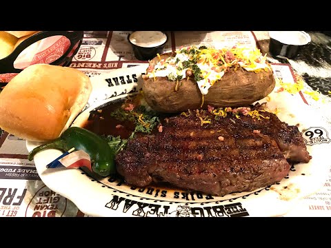 Видео: Дальнобой по США. Ужин в ресторане Big Texan, штат Техас.Очень вкусный Стейк 🥩