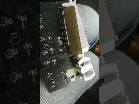 Видео: Honda freed пересвет блока управления климат контроля.