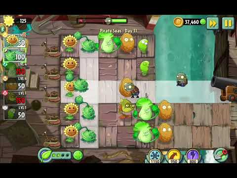 Видео: Plants vs. Zombies 2: Pirate Seas — прохождение игры, часть 3