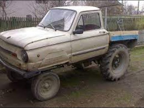 Видео: топ 10 самодельных тракторов на базе запорожца