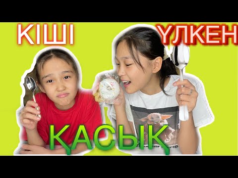 Видео: ҮЛКЕН VS КІШІ ҚАСЫҚ | ЧЕЛЛЕНДЖ