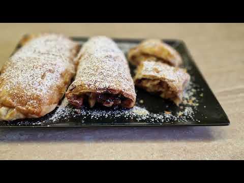 Видео: ПРЕВОСХОДНЫЙ ШТРУДЕЛЬ С ЯБЛОКАМИ /ГОТОВИМ В АЭРОГРИЛЕ XIAOMI #штрудель #выпечка #аэрогриль  #xiaomi