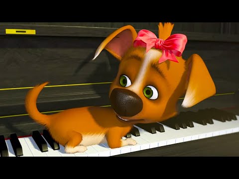 Видео: Белка и Стрелка - Квартет (7 серия/1 сезон) | Развивающий мультфильм для детей