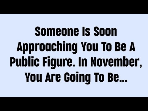 Видео: ☪️Скоро к вам обратится кто-то с предложением стать публичной фигурой. В ноябре вы станете...