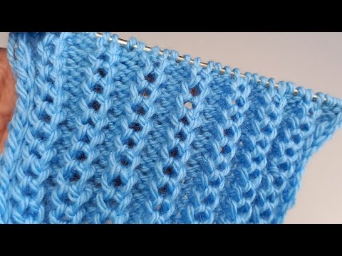 Видео: 😍ДАЖЕ НЕ ДУМАЛА что ТАК ПРОСТО. Узор спицами