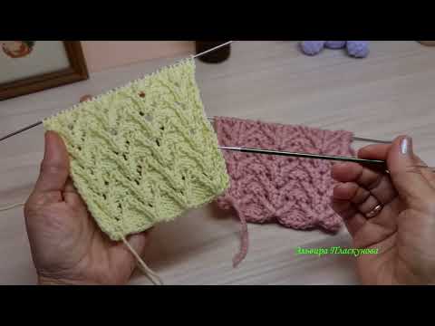 Видео: Узор спицами.