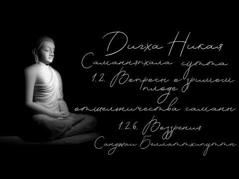 Видео: ДН2 -  1.2.6. Воззрения Санджаи Беллаттхипутты. Саманняпхала сутта из ДИГХА НИКАЯ