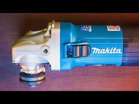 Видео: Угловая шлифмашина "болгарка" MAKITA GA4540C.