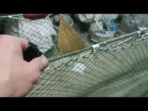 Видео: Самый простой бредень для ловли раков, без мотни.