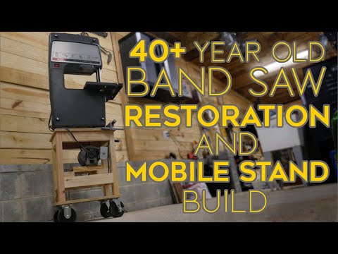 Видео: Реставрация и подставка для ленточной пилы