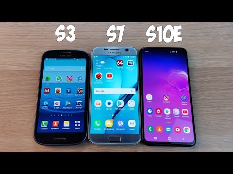 Видео: SAMSUNG GALAXY S3 VS S7 VS S10E - ЧТО ИЗМЕНИЛОСЬ ЗА 7 ЛЕТ?