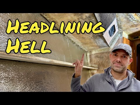 Видео: Замена потолка яхты Westerly + новые окна и изоляция