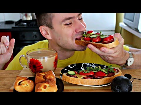 Видео: МУКБАНГ КОФЕЕК ☕ С ВКУСНЕЙШИМИ ЛЕТНИМИ БУТЕРБРОДАМИ С КОЛБАСОЙ🥪🥪🥪 / MUKBANG / eating show / 먹방