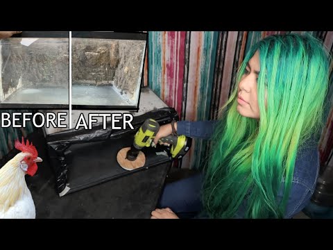 Видео: УДАЛЕНИЕ СИЛЬНЫХ ЦАРАПИН В АКВАРИУМАХ...НАВСЕГДА??