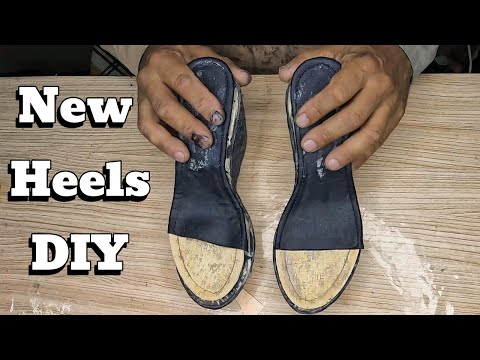 Видео: Превратите старые туфли на каблуке в стильную новую обувь | DIY-мастер-класс