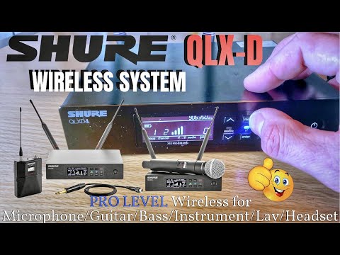 Видео: Беспроводная система PRO LEVEL — Shure QLX-D — Демонстрация/Обзор/Настройка/Руководство