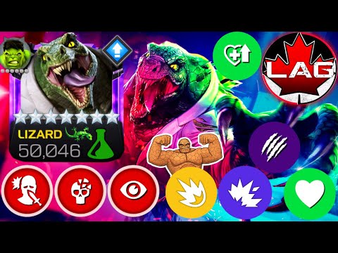 Видео: 🦎ЯЩЕР — ЭТО МОНСТР!! Научный Джаггернаут?! Супертанк и ядерный боец! Огромный урон! Веселье! MCOC