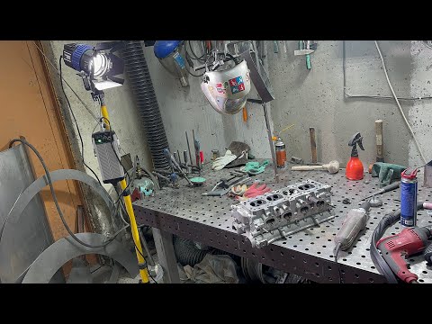 Видео: Сварка меж седельных трещин ПТК HANKER  MULTIWAVE TIG 320 P AC/DC LCD H45 справляется на 100%