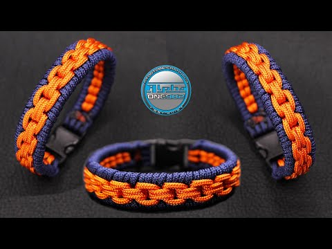 Видео: Узнайте, как сделать тонкий, красивый и элегантный браслет из паракорда. Урок по плетению звеньев...