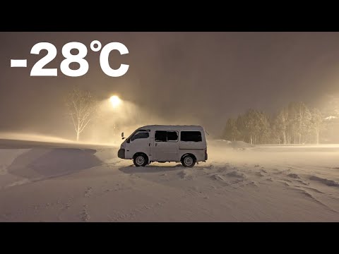 Видео: Ван Кемпинг при -28 градусах| Субтитры | #5