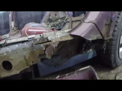 Видео: замена порога, опель вектра б (часть 2)