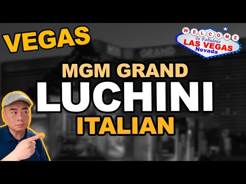 Видео: Итальянский ресторан Luchini - MGM Grand. Лас-Вегас (Темная атмосфера)