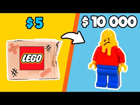 Видео: $5 vs $10000 LEGO МИСТЕРИ БОКСЫ