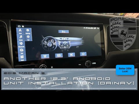 Видео: Установка еще одного 12,3-дюймового Android Radio (FYT) в мой Porsche Macan 2015 года...