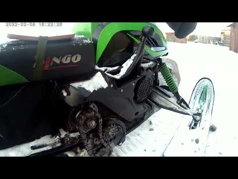 Видео: Динго Т150 ремонт натяжки цепи смена катков