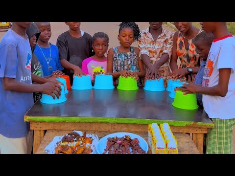 Видео: Скрытые шарики, 1 целая курица и игра «Суя» | Подпишитесь на мой канал