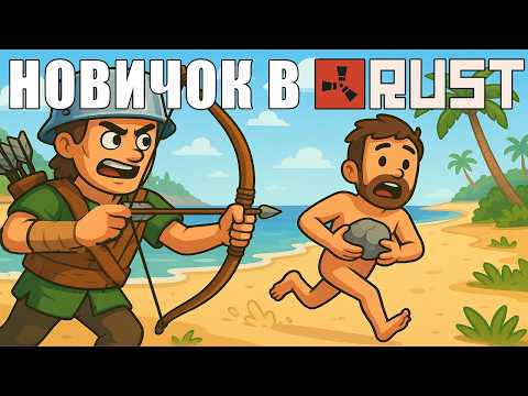 Видео: Мой Первый Рейд в RUST | Новичок в РАСТ