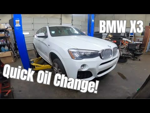 Видео: Замена масла в BMW X3 2011-2017 для чайников